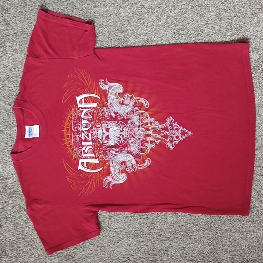 Gildan Heavy‎ Cotton Size Small Arizona Red Unisex T-shirt